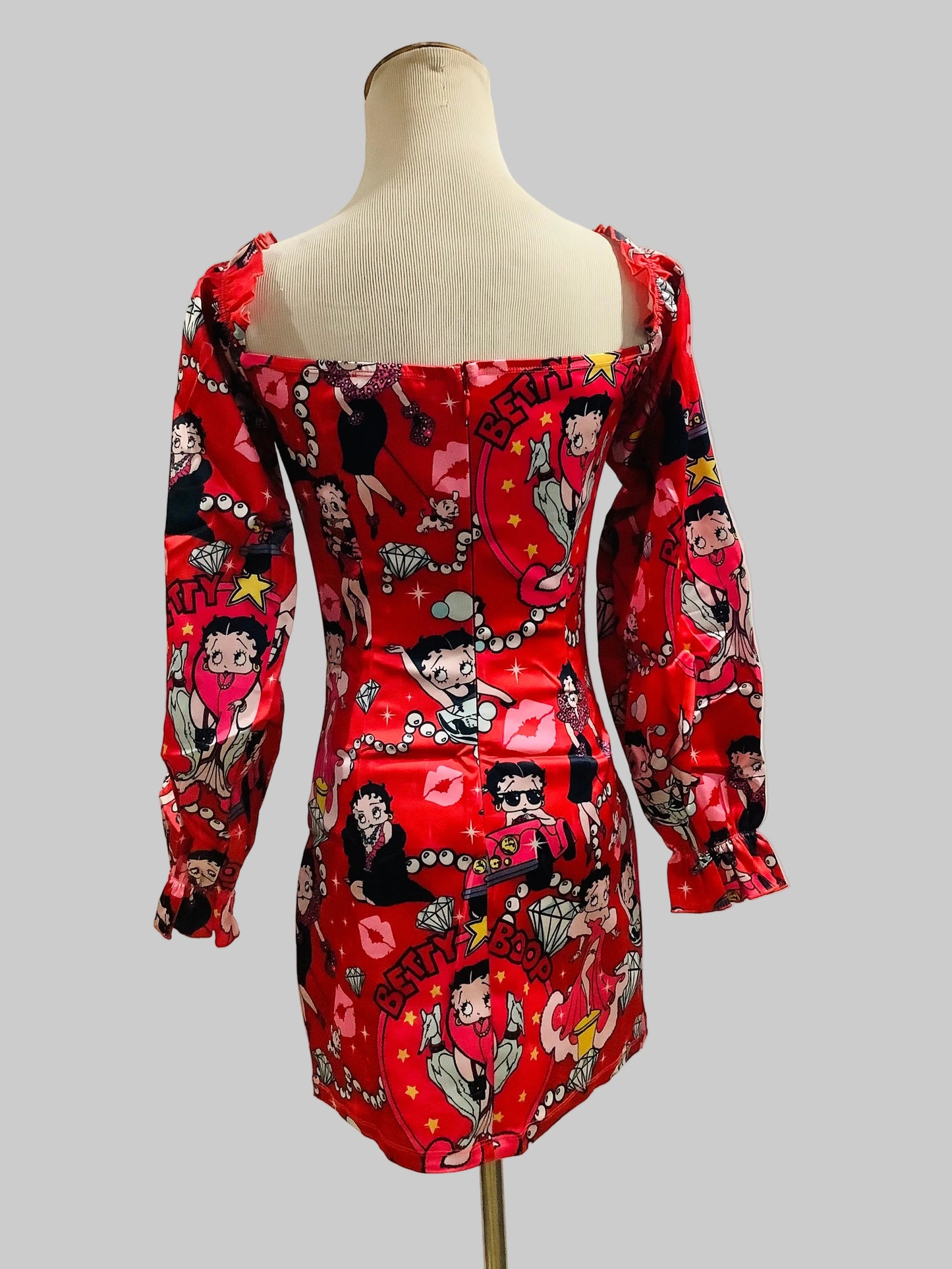 Betty Boop Satin Bodice Dress – Dolls Kill x Betty Boop