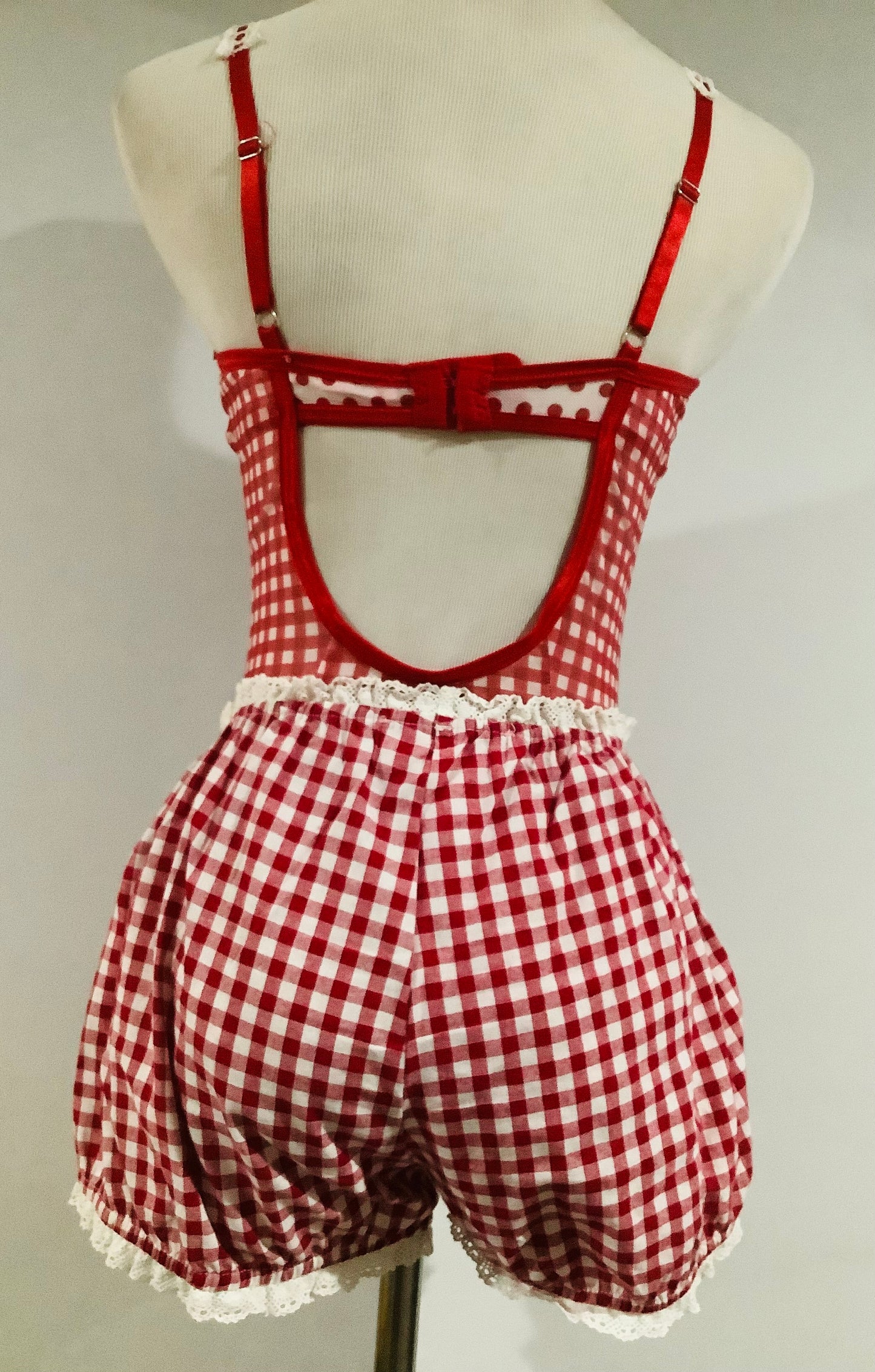 Dolls Kill: Pre-Owned Orchard Lane Gingham Bloomers - Used