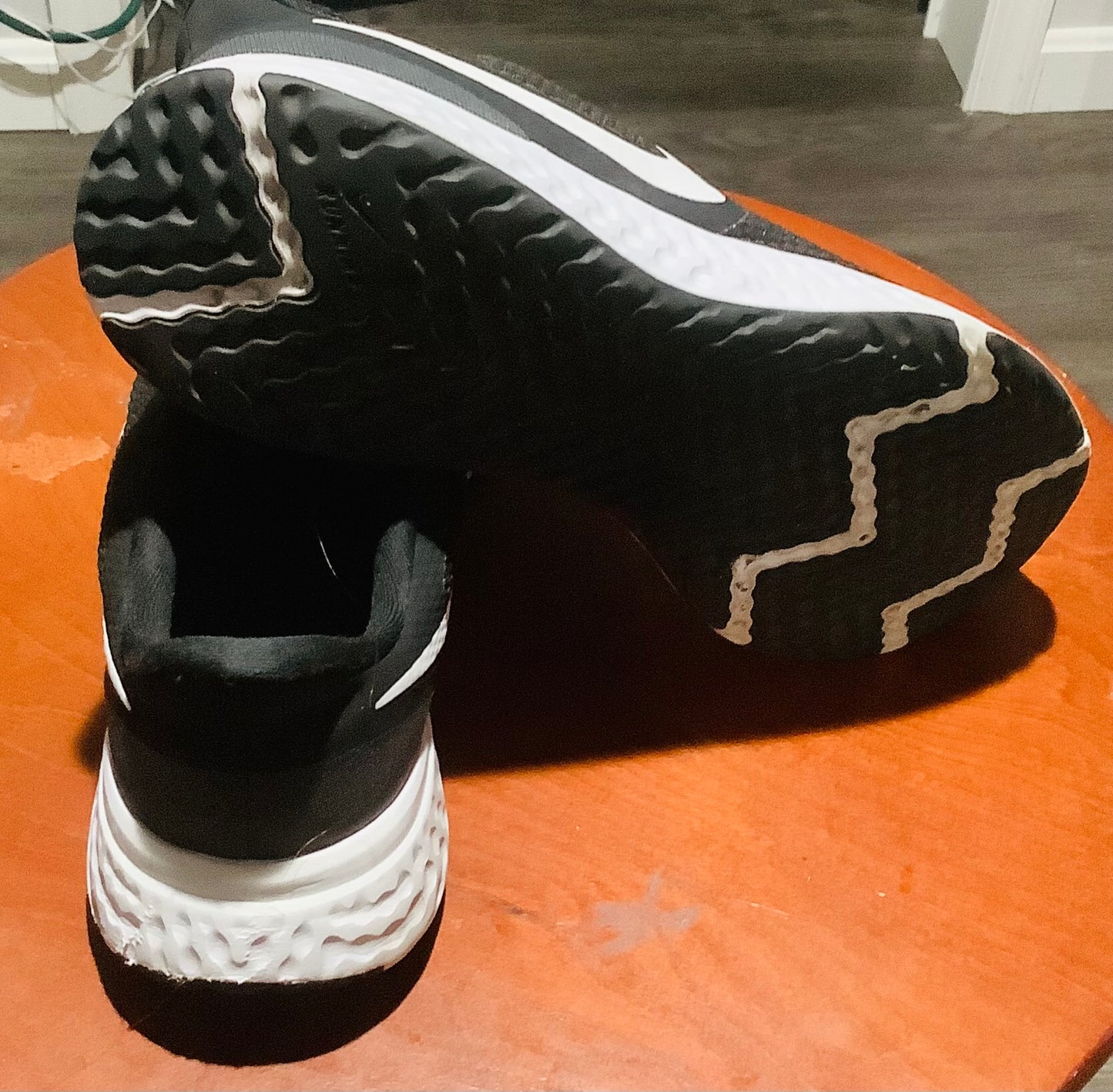 Nike Revolution Black and White Running Shoes