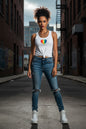 Celebrate Love Glitter Rainbow Tank Top