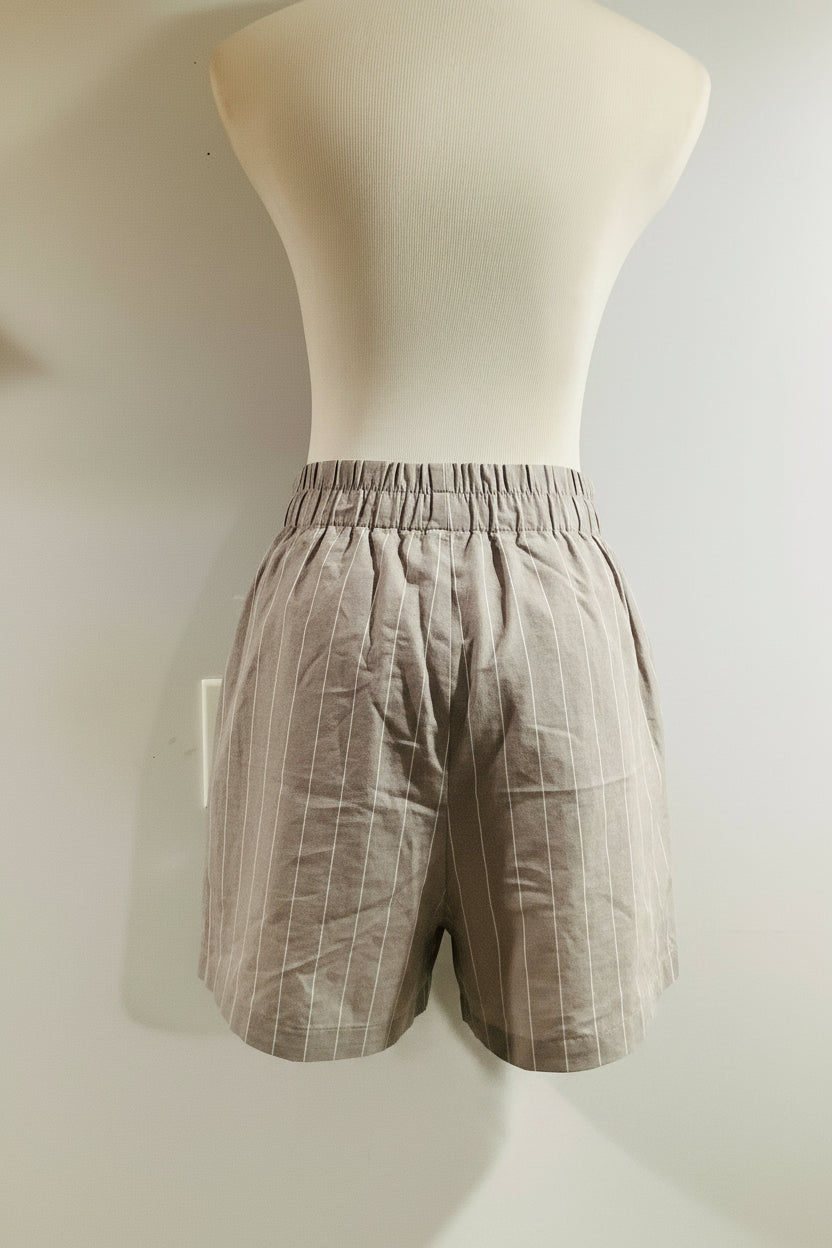 Blashe Pin Stripe High-Waist Shorts-NWT