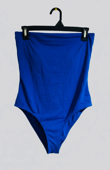 Ambiance Strapless Bodysuit — Blue | Belle Allure Collection