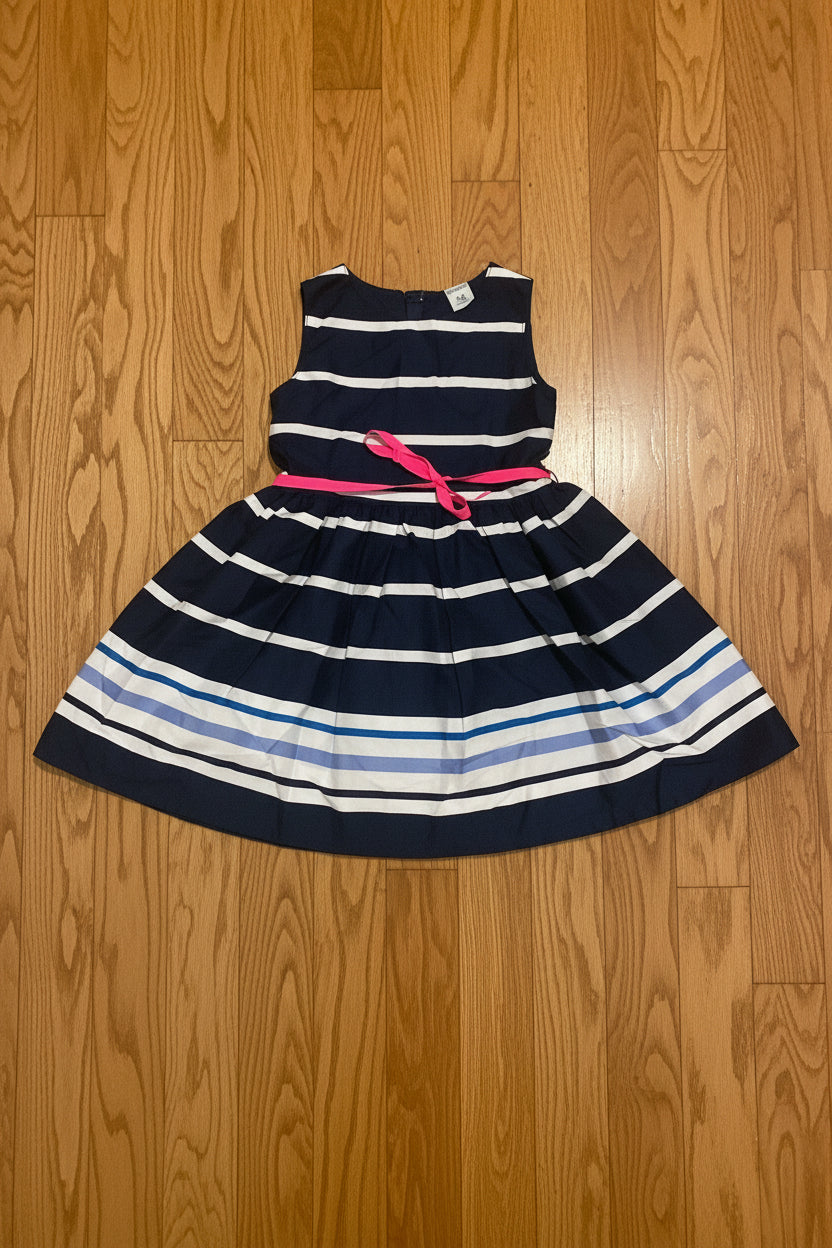 Carter's Baby Girl's Sleeveless Striped Dress – Size 24 Months