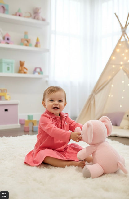 Ralph Lauren Stretch Polo Bloomer Set – Baby Girl 3 & 6 Months