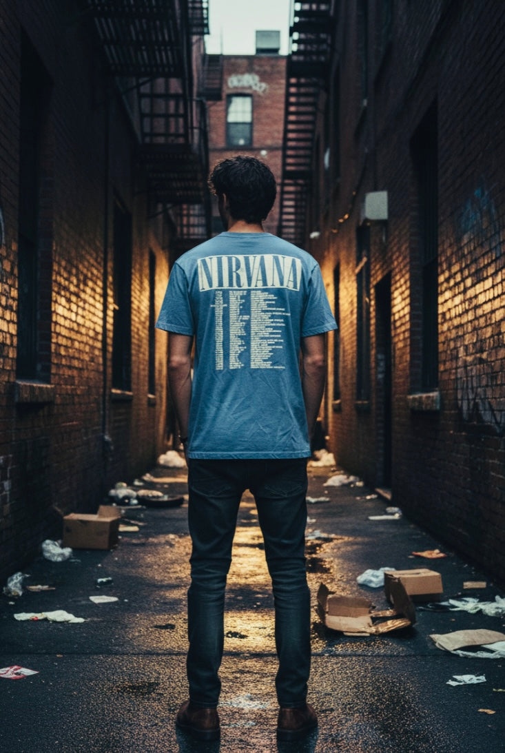 Nirvana 93’ Graphic Tee – Unisex Short Sleeve Cotton T-Shirt