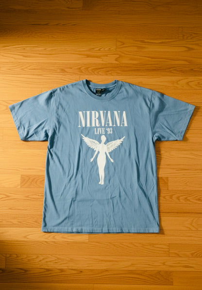 Nirvana 93’ Graphic Tee – Unisex Short Sleeve Cotton T-Shirt