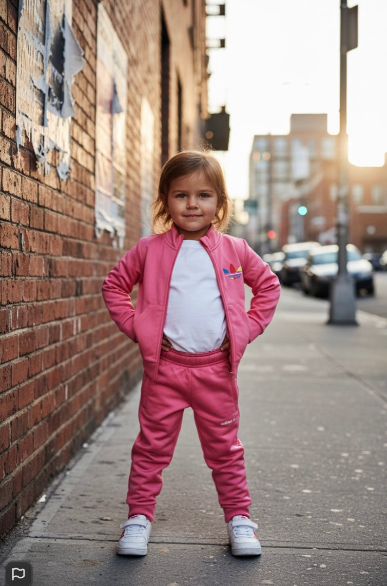 Adidas Originals Baby Adicolor Tracksuit – Rose | Sizes 5T & 6
