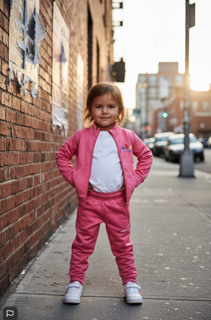 Adidas Originals Baby Adicolor Tracksuit – Rose | Sizes 5T & 6