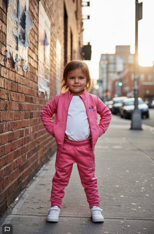 Adidas Originals Baby Adicolor Tracksuit – Rose | Sizes 5T & 6