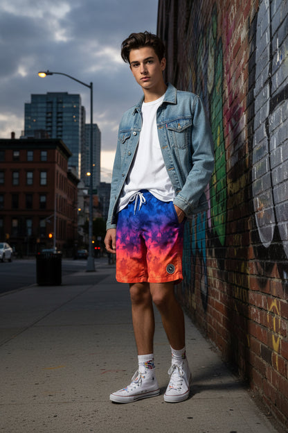 Abercrombie Kids Boys Swim Trunks – Multi Color