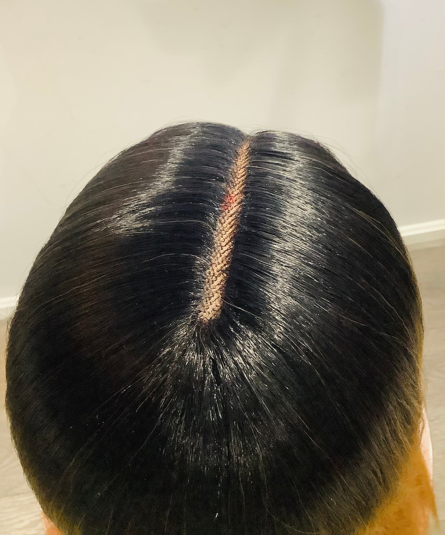 Bone Straight 2×6 Lace Frontal Wig | Ombre Black Root to Blonde | Pre-Owned