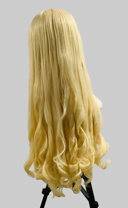 Platinum Blonde HD Lace Frontal Wig – Heat Friendly Synthetic | Belle Allure