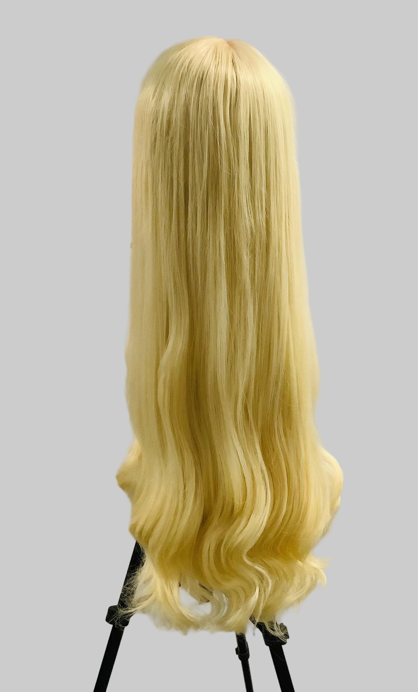 Platinum Blonde HD Lace Frontal Wig – Heat Friendly Synthetic | Belle Allure