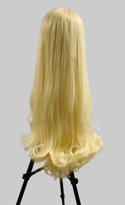 Platinum Blonde HD Lace Frontal Wig – Heat Friendly Synthetic | Belle Allure