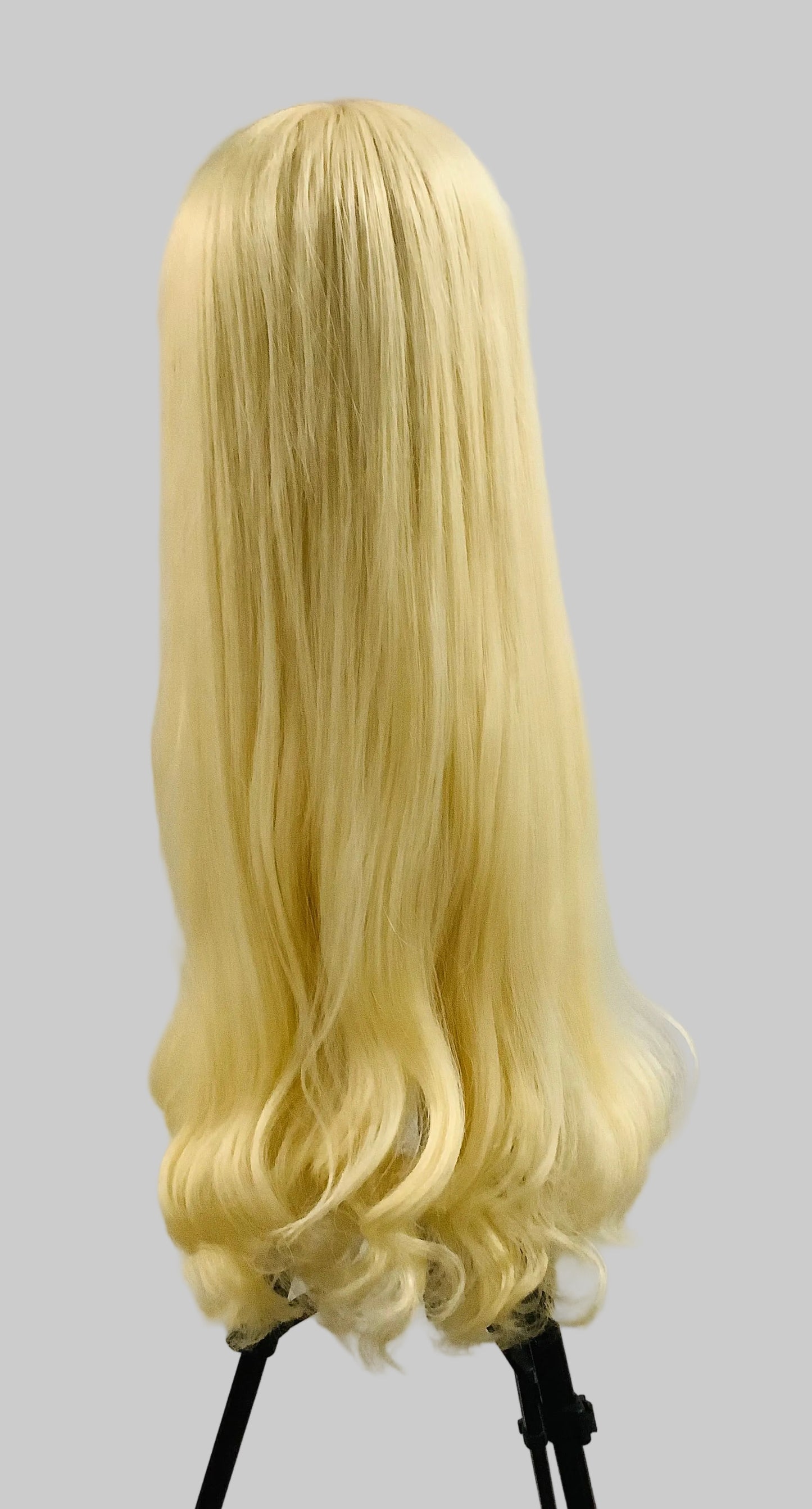 Platinum Blonde HD Lace Frontal Wig – Heat Friendly Synthetic | Belle Allure
