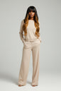 Long Ombré Wig with Bangs | Black & Blonde Human Blend – Pre-Owned