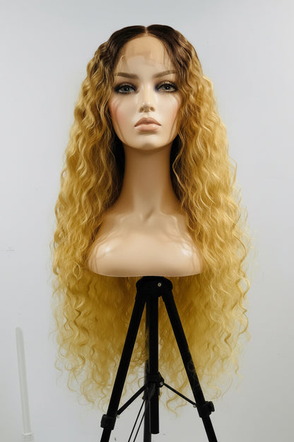 Pre-Owned Ombre Deep Wave Lace Part Wig, 32–42 Inch