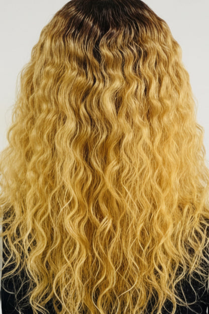 Pre-Owned Ombre Deep Wave Lace Part Wig, 32–42 Inch