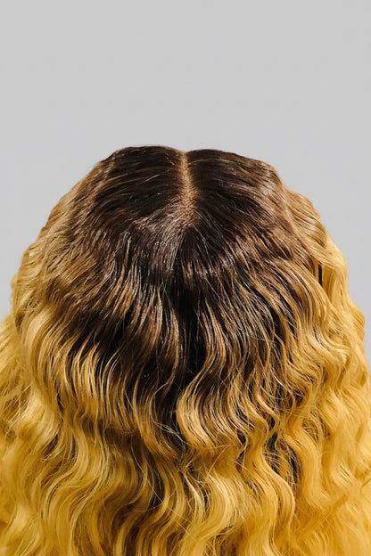Pre-Owned Ombre Deep Wave Lace Part Wig, 32–42 Inch