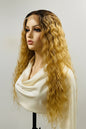 Pre-Owned Ombre Deep Wave Lace Part Wig, 32–42 Inch