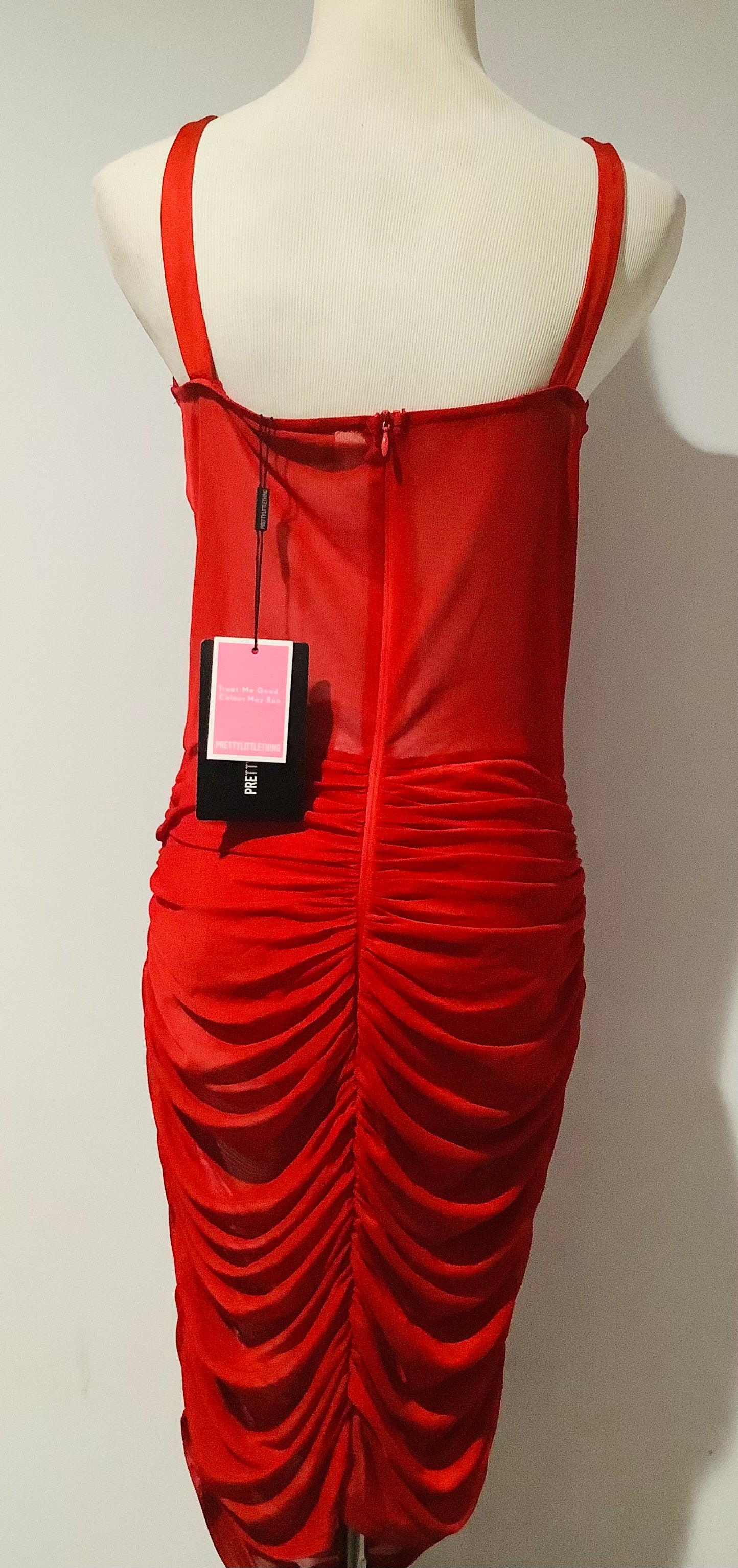 PLT: Mesh Corset Bodycon Dress NWT