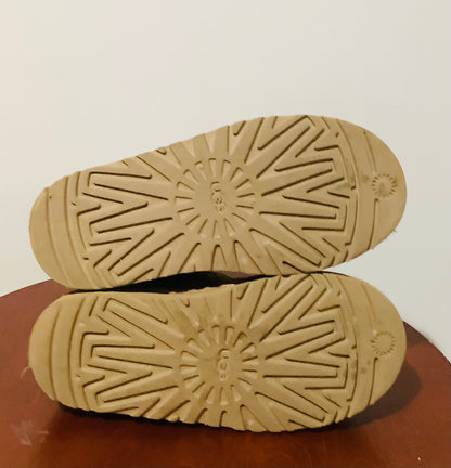 Pre-Owned: Girls UGG K Jona Confetti Logo Boot-Size 1-Used