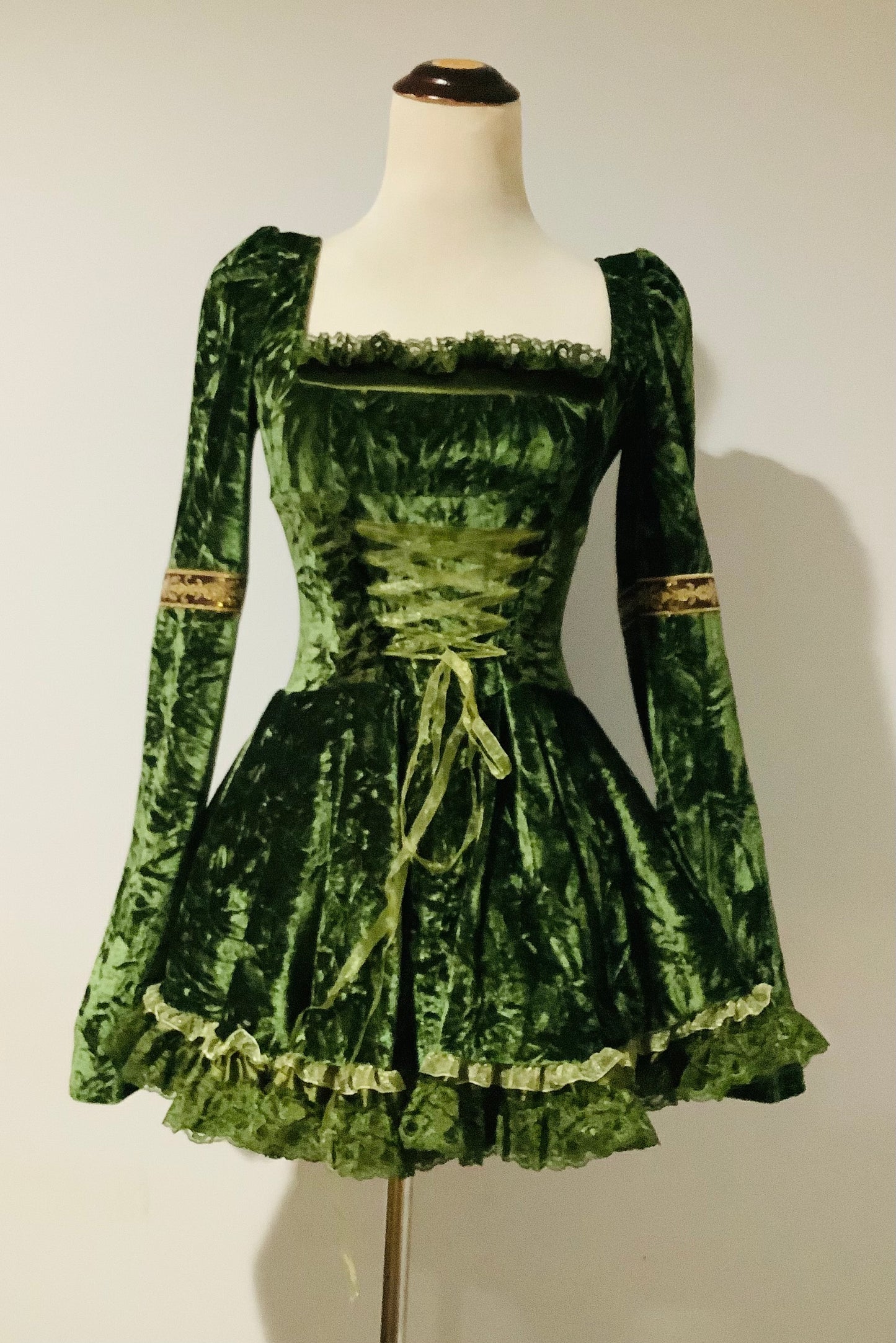 Dolls Kill: Myths N’ Legends Mini Dress- Pre-Owned -Used