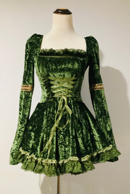 Dolls Kill: Myths N’ Legends Mini Dress- Pre-Owned -Used