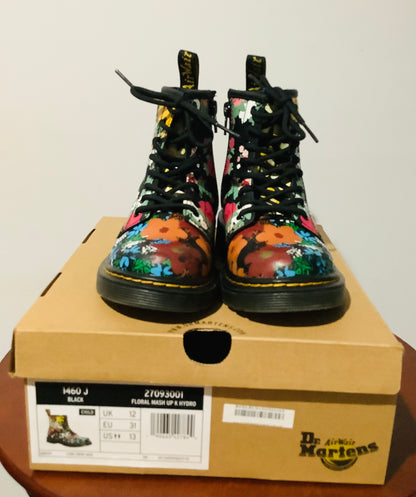 Dr. Martens 1460 J Floral Mash Up K Hydro - Pre-Owned-Used