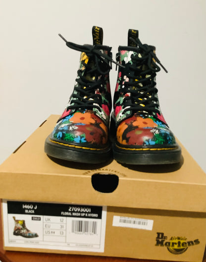 Dr. Martens 1460 J Floral Mash Up K Hydro - Pre-Owned-Used