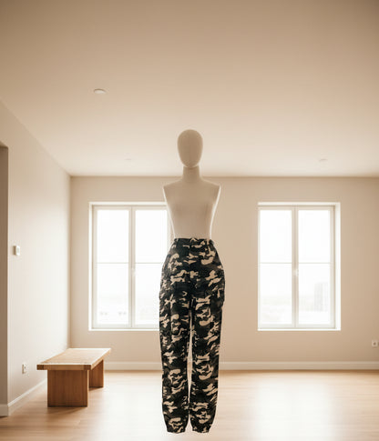 Camouflage Cargo Pants – Women's Tactical Style | Belle Allure Collection