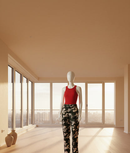 Camouflage Cargo Pants – Women's Tactical Style | Belle Allure Collection