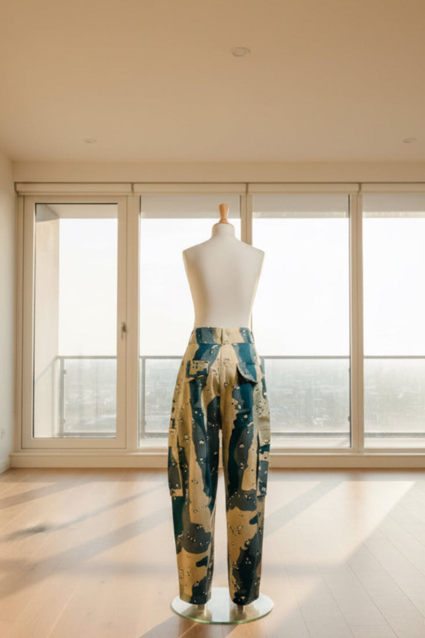 Wide Leg Camo Cargo Pants – Women's Shape Fit | Belle Allure Collection