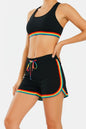 Retro Fashion Dolphin Running Workout Shorts