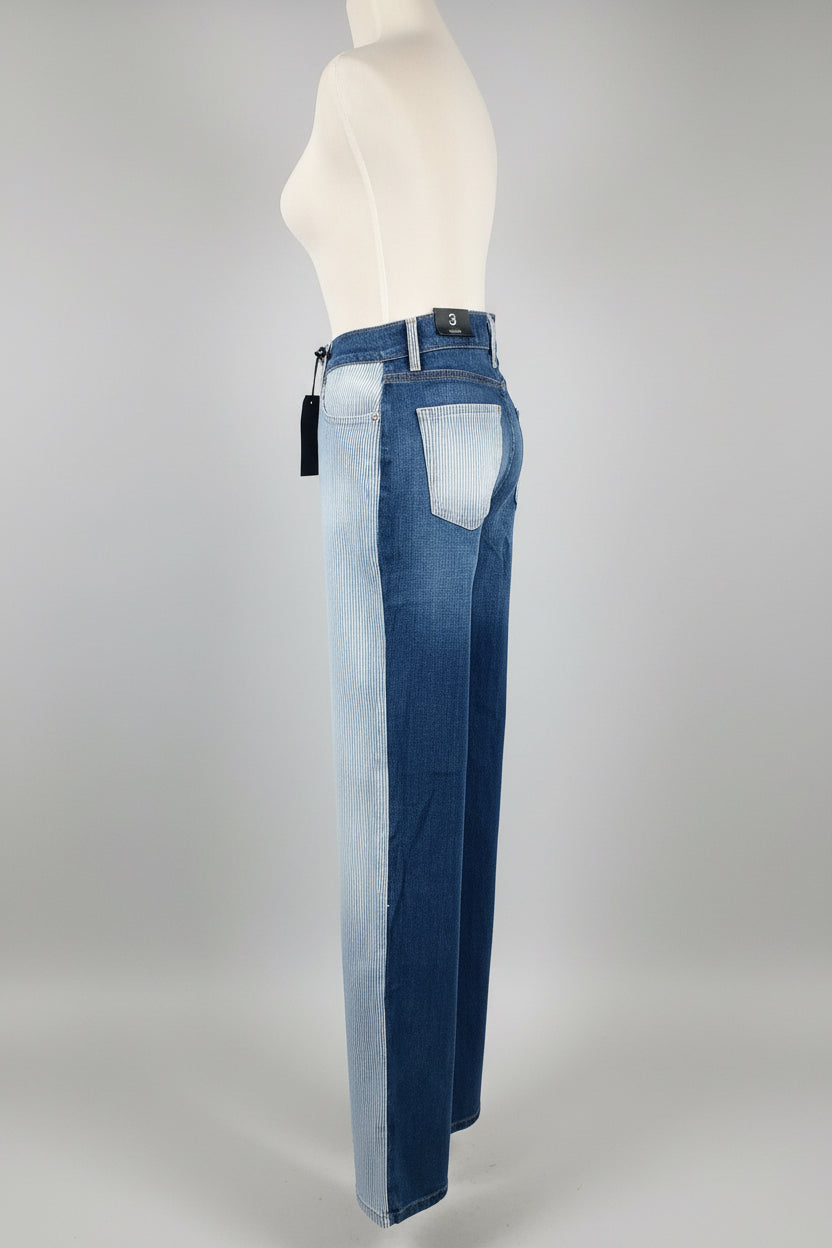 NWT: GJG Denim Wide Straight Leg