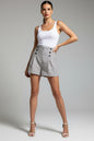 Blashe Pin Stripe High-Waist Shorts-NWT