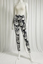 Buttery Soft Abstract Black & White Leggings | Women's Stretch Pants