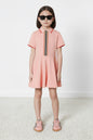 Burberry Girls Pink Kellyanne Polo Skater Dress – Icon Stripe | Pre-Owned