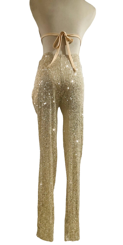 Good Times USA Rose Gold Sequin Jumper – NWOT
