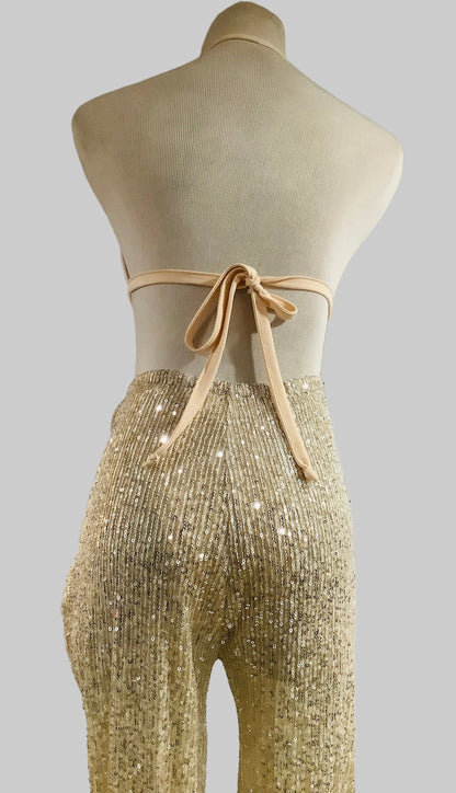Good Times USA Rose Gold Sequin Jumper – NWOT