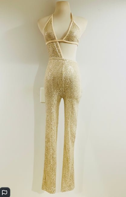 Good Times USA Rose Gold Sequin Jumper – NWOT