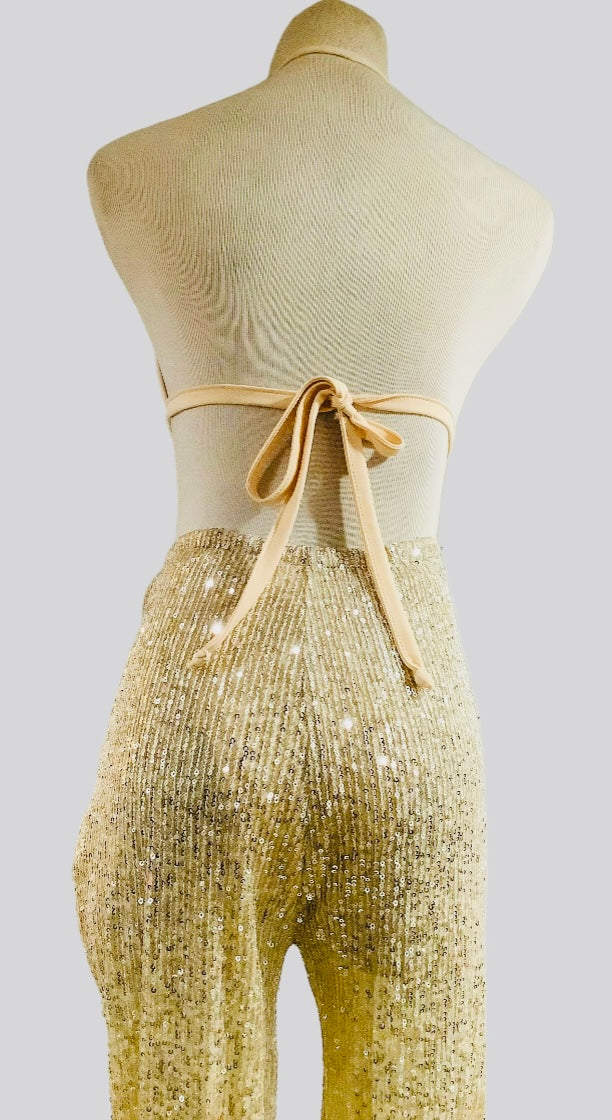 Good Times USA Rose Gold Sequin Jumper – NWOT