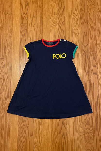 Girls' Polo Ralph Lauren Cotton Mesh Dress – Size 4/4T-Pre-Owned