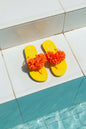 (2) for $12.99/ Flower Flip-Flops — Lightweight Summer Thong Sandals