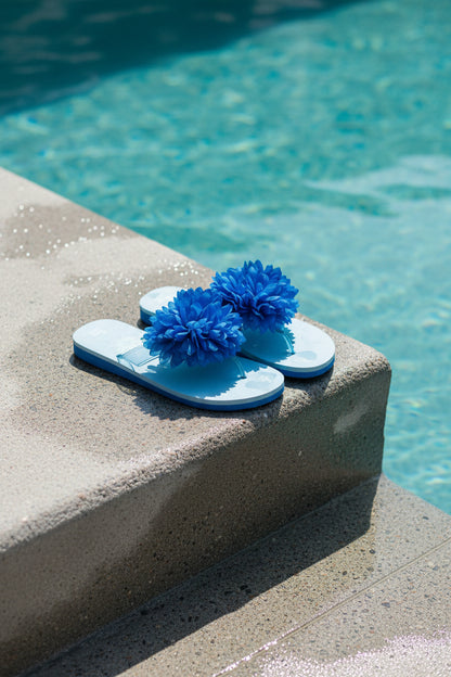(2) for $12.99/ Flower Flip-Flops — Lightweight Summer Thong Sandals