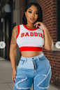 Limited Edition Baddie Crop Top | Stretch Sleeveless Top